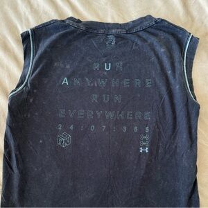 “Run anywhere run everywhere” Adidas tank top